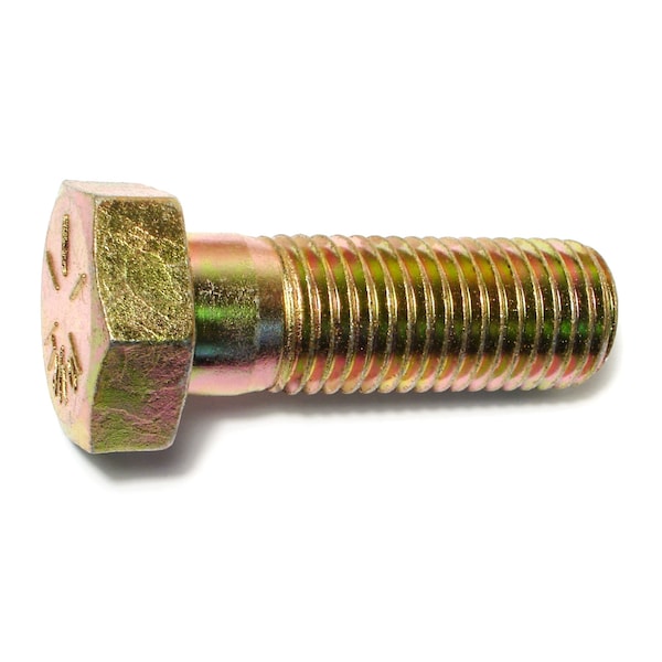 Midwest Fastener Grade 8, 1"-8 Hex Head Cap Screw, Zinc Yellow Steel, 3 in L, 5 PK 54380 - main